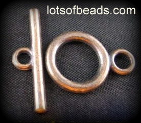 Smoth antique copper toggle